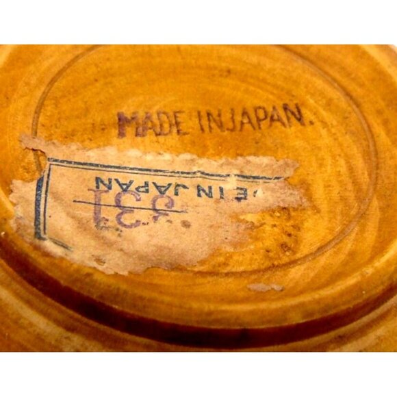 Vintage Handcrafted Wooden Lidded Bowl Saugatuck Mich Made in Japan Rustic Decor - Picture 3 of 4
